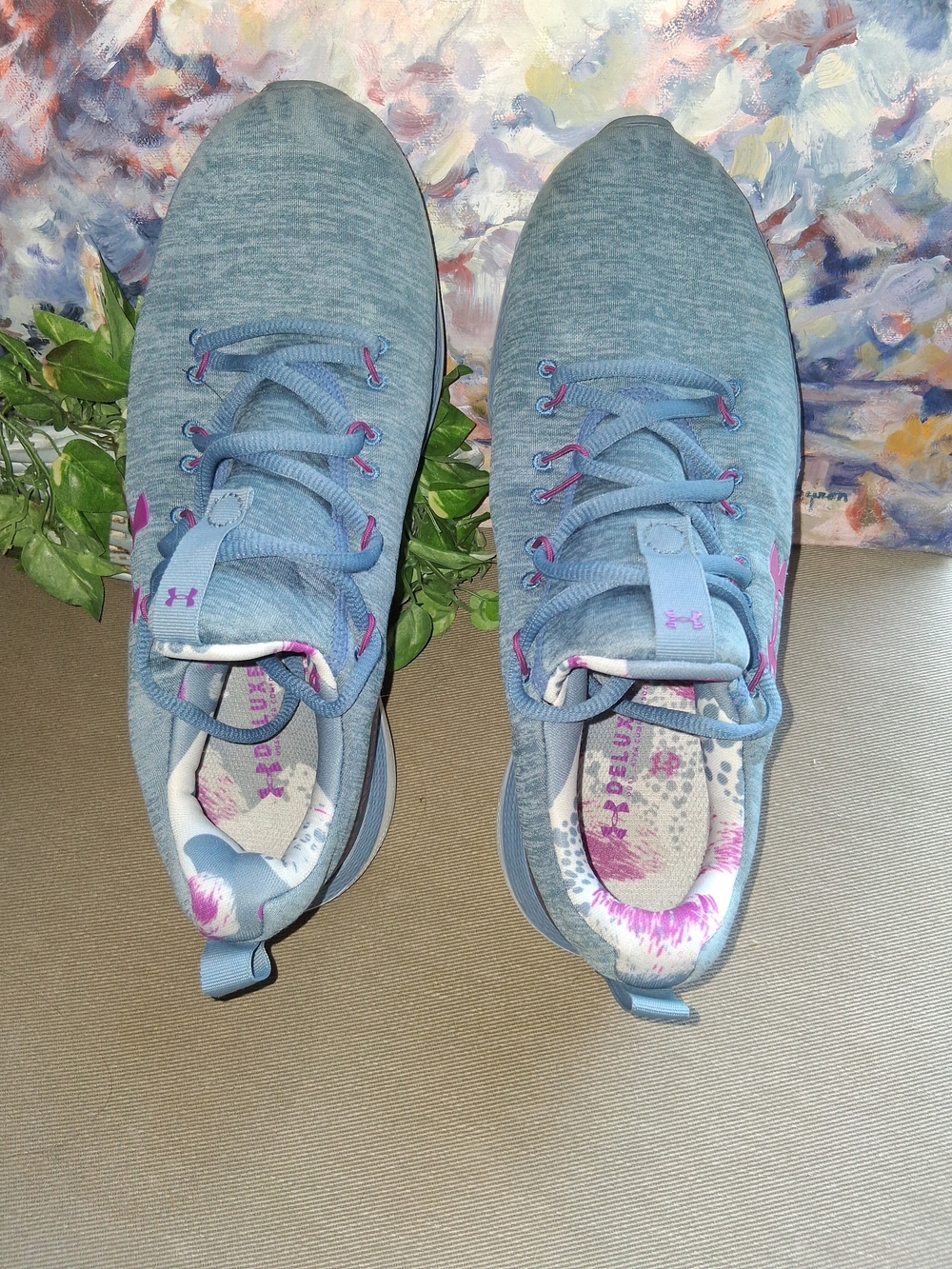 Under Armour Women’s Light Blue Athletic Sneakers